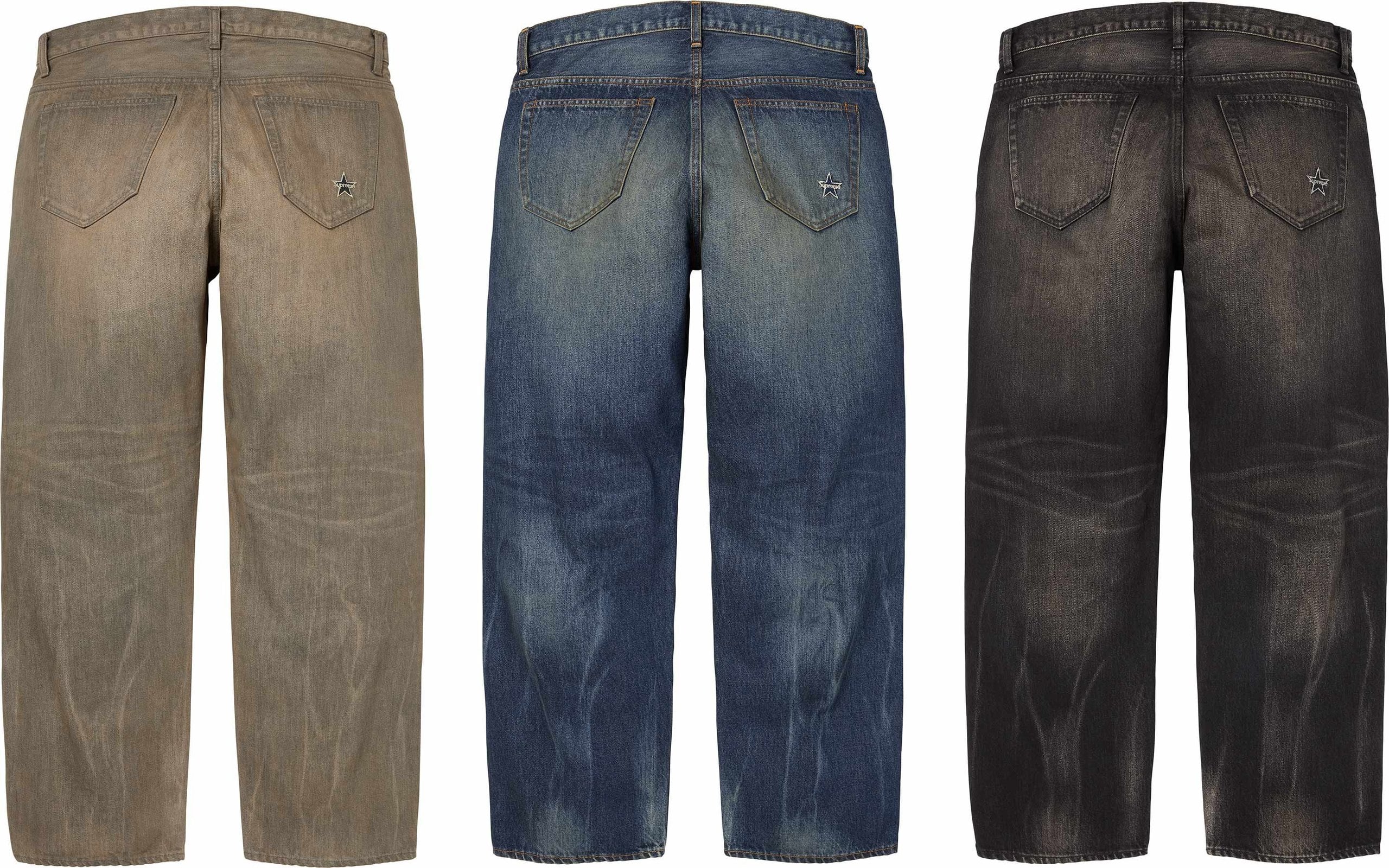 Distressed Loose Fit Selvedge Jean view 5